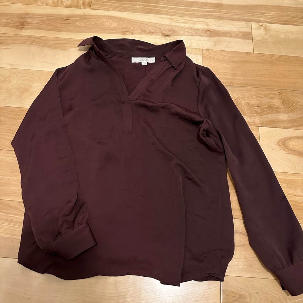 Maroon blouse